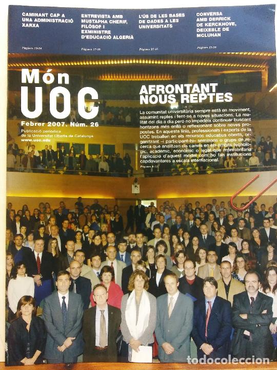 Coleccionismo de revistas y peri&oacute;dicos: REVISTA M&Oacute;N UOC FEBRER 2007. N&Uacute;M. 26. AFRONTANT NOUS REPTES