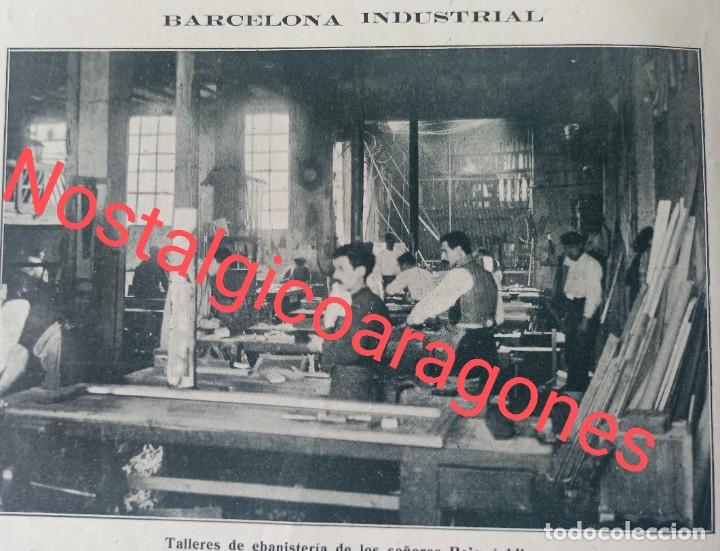 Collezionismo di Riviste e Giornali: Barcelona industrial ebanister&iacute;a Reig e hijo foto revista principio siglo XX 190Z
