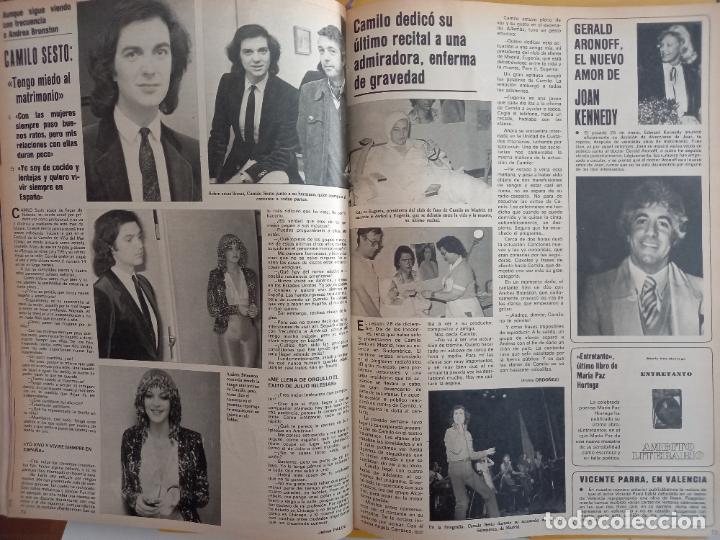 Coleccionismo de revistas y peri&oacute;dicos: CAMILO SESTO ANDREA BRONSTON JOAN KENNEDY GERALD ARONCEFF