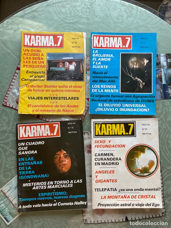 Coleccionismo de revistas y peri&oacute;dicos: KARMA 7 (varios n&uacute;meros)