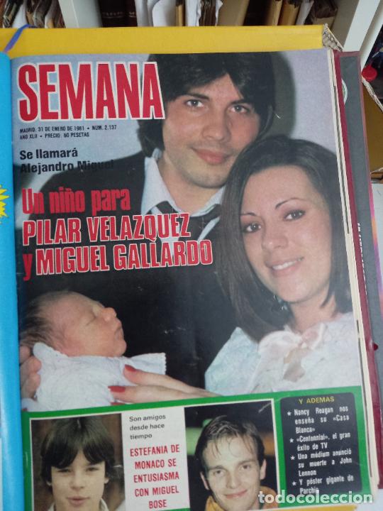 Coleccionismo de Revistas y Peri&oacute;dicos: recorte portada pilar velazquez miguel gallardo bose estefania de monaco