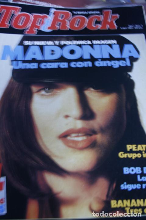 Coleccionismo de Revistas y Peri&oacute;dicos: REVISTA TOP ROCK MADONNA SOLO PORTADA Y PGS DE MADONNA