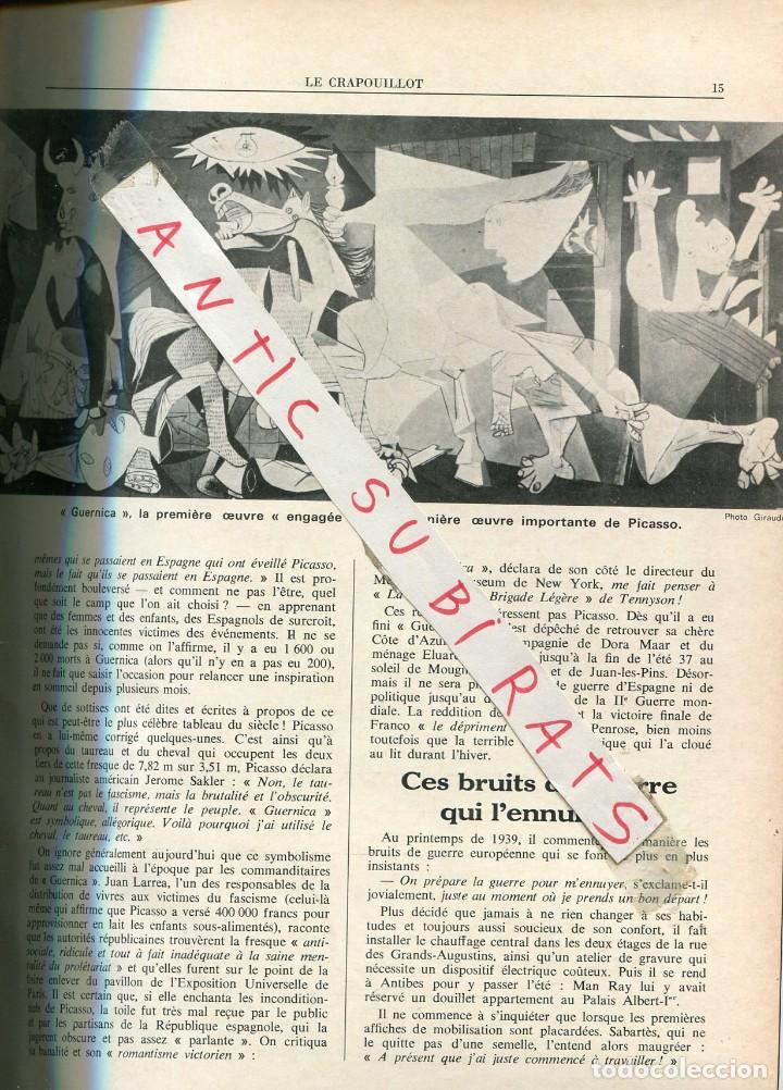 Collection Magazines and Newspapers: REVISTA A&Ntilde;O 1973 DEDICADA POR COMPLETO A LA BIOGRAFIA DE PICASSO GUERNICA SALVADOR DALI