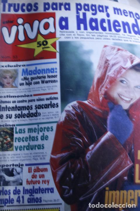 Coleccionismo de Revistas y Peri&oacute;dicos: REVISTA ESTAR VIVA MADONNA 1989