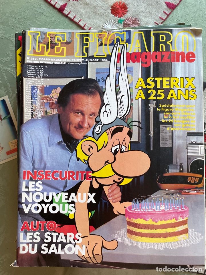 Colecionismo de Revistas e Jornais: Especial ASTERIX: n&uacute;m. 262 de la revista LE FIGARO MAGAZINE