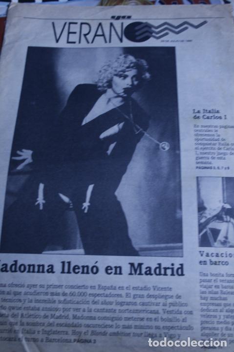 Coleccionismo de Revistas y Peri&oacute;dicos: SUPLEMENTO YA VERANO MADONNA