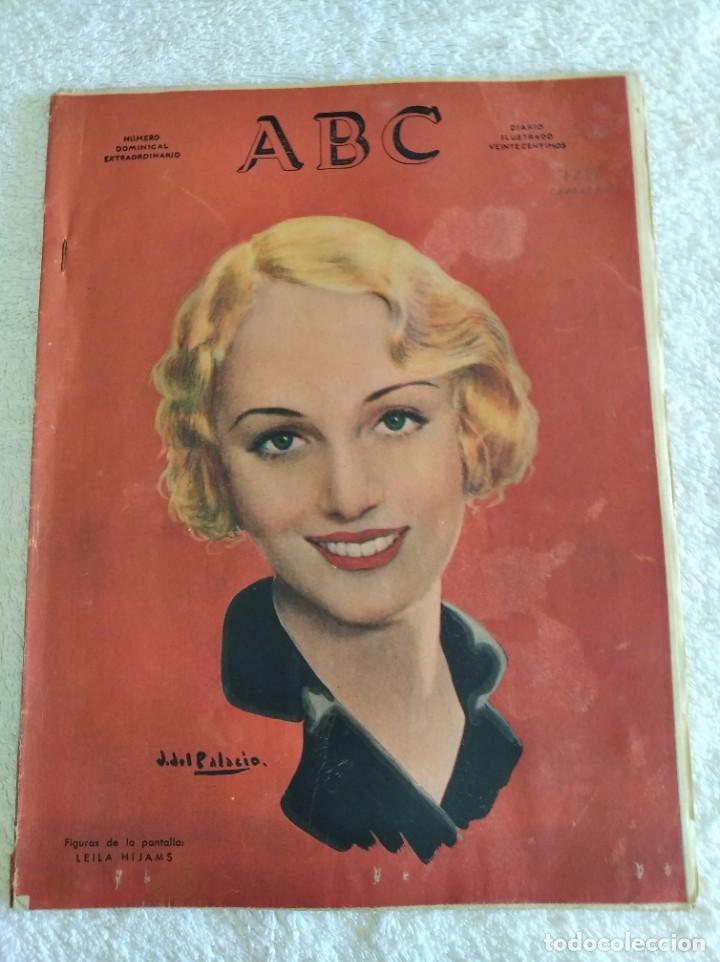 Coleccionismo de Revistas y Peri&oacute;dicos: PERI&Oacute;DICO ABC DOMINICAL. N&ordm; 9481 A&Ntilde;O 1933. LA IGLESIA DE SANTIAGO. LA COLECCI&Oacute;N DE LOS VIZCO. . LEER