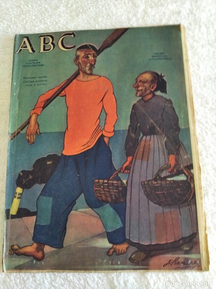 Coleccionismo de Revistas y Peri&oacute;dicos: PERI&Oacute;DICO ABC DOMINICAL. N&ordm; 9085 A&Ntilde;O 1932. LA ISLA ENCANTADA. EL GOBERNADOR DE BARCELONA EN M.. LEER