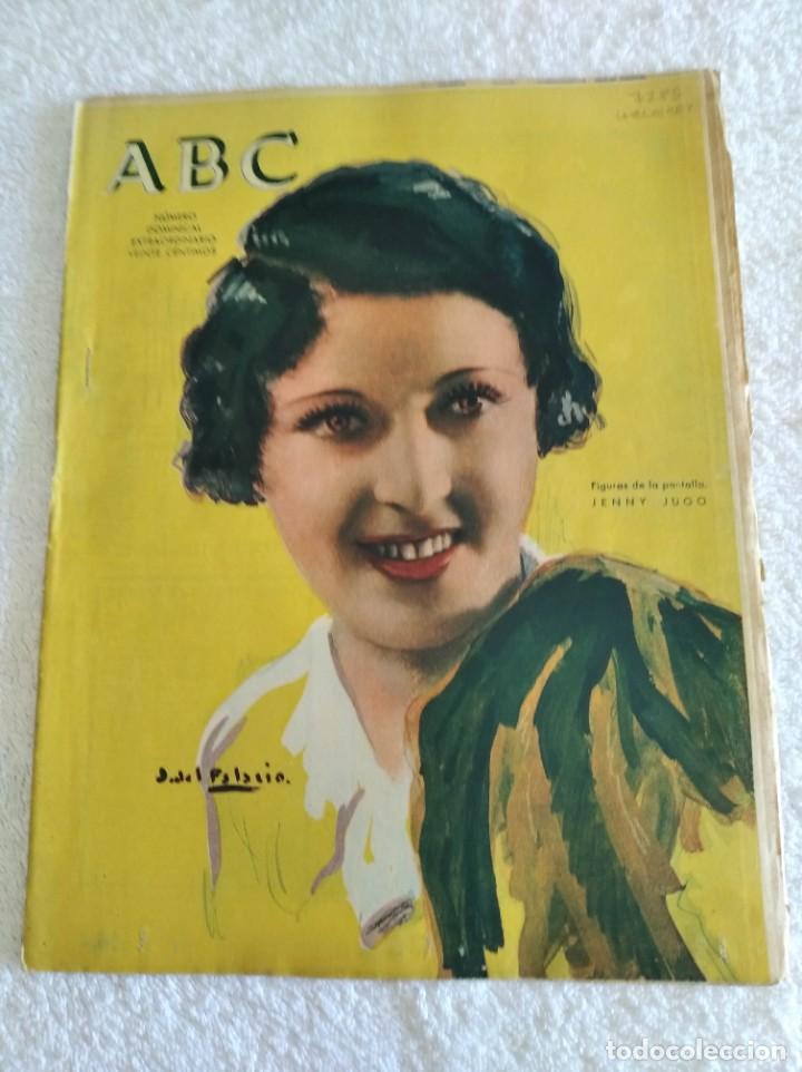 Coleccionismo de Revistas y Peri&oacute;dicos: PERI&Oacute;DICO ABC DOMINICAL. N&ordm; 9745 A&Ntilde;O 1934. EL COMIT&Eacute; DE ACCI&Oacute;N POPULAR DE MURCIA. EL MINISTRO.. LEER
