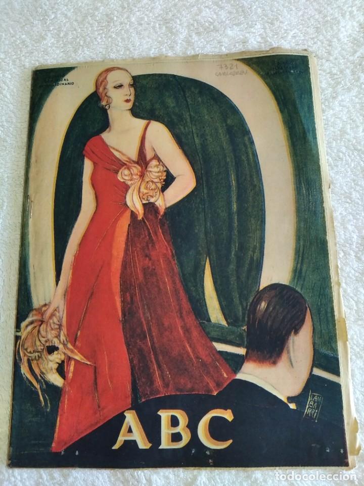 Coleccionismo de Revistas y Peri&oacute;dicos: PERI&Oacute;DICO ABC DOMINICAL. N&ordm; 9186. A&Ntilde;O 1932. RESUMEN DE MALLORCA. EL GITANO ESPA&Ntilde;OL VICENTE ES.. LEER
