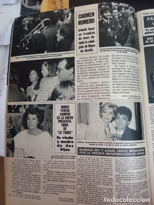 Coleccionismo de revistas y peri&oacute;dicos: barbara rey angel cristo maria teresa campos carmen romero