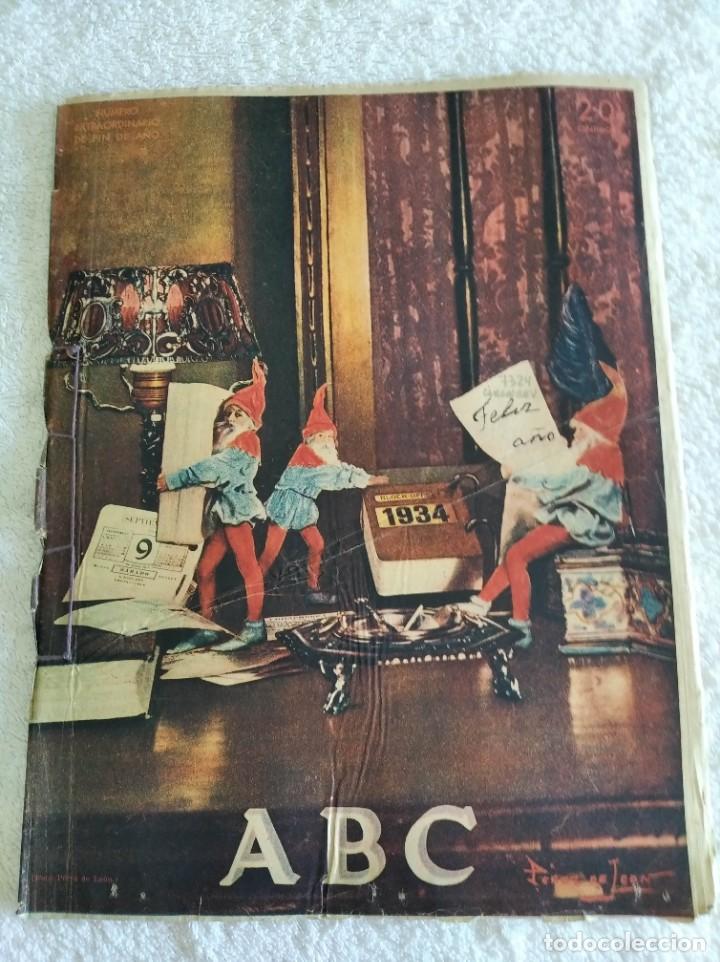 Coleccionismo de Revistas y Peri&oacute;dicos: PERI&Oacute;DICO ABC EXTRAORDINARIO. N&ordm; 9559. A&Ntilde;O 1933. FASTOS CULMINANTES DE LA VIDA P&Uacute;BLICA DE ESP.. LEER