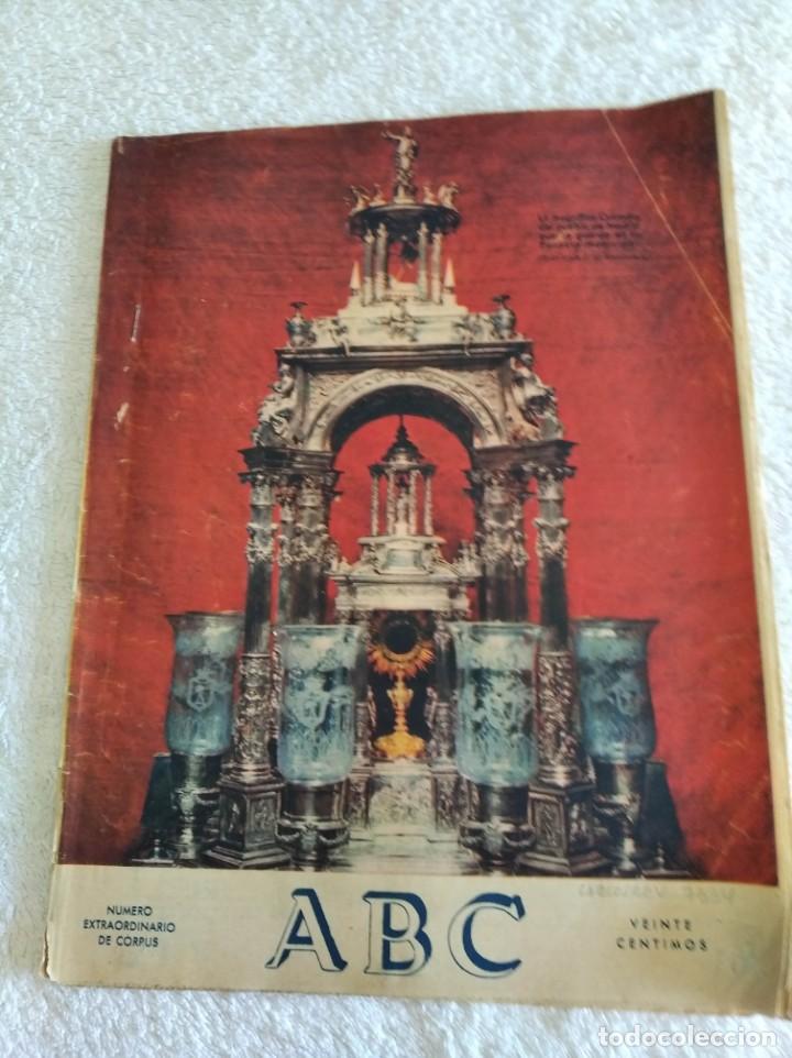 Collectionnisme de Revues et Journaux: PERI&Oacute;DICO ABC EXTRAORDINARIO. N&ordm; 9153. A&Ntilde;O 1932. LAS FIESTAS DEL CORPUS CHRISTI EN GRANADA..... LEER
