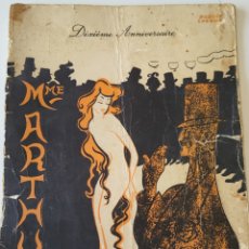 Coleccionismo de Revistas y Periódicos: CABARET TRANSFORMISMO MADAME ARTHUR PARIS PROGRAMA DEDICADO Y FIRMADO