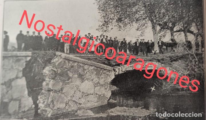 Sammeln von Zeitschriften und Zeitungen: Palam&oacute;s Gerona inundaciones Foto revista principio siglo XX 190Z