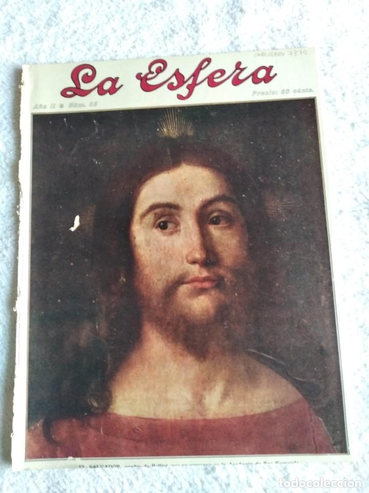 Coleccionismo de Revistas y Peri&oacute;dicos: LA ESFERA. N&ordm; 65. A&Ntilde;O 1915. LA VIDA DE JES&Uacute;S EN EL MUSEO DEL PRADO. EL ARTE RELIGIOSO. LA RIQ.. LEER