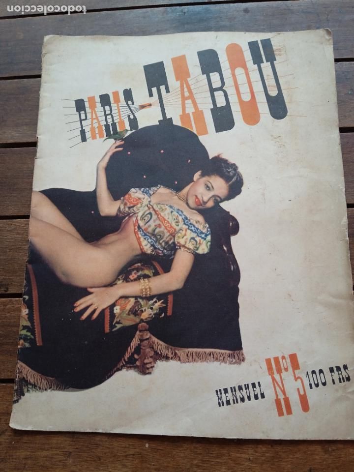 Coleccionismo de Revistas y Peri&oacute;dicos: PARIS TABOU N&deg; 5. MENSUEL. JANVIER 50. REVISTA SOLO PARA ADULTOS.