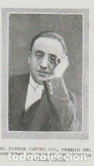 Coleccionismo de Revistas y Peri&oacute;dicos: El pintor Castro Gil, premio de grabado del C&iacute;rculo de Bellas Artes - 1920