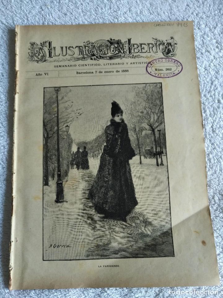 Coleccionismo de Revistas y Peri&oacute;dicos: LA ILUSTRACI&Oacute;N IB&Eacute;RICA. N&ordm; 262. A&Ntilde;O 1888. LA HISTORIA. LA EDAD DE LAS ESTRELLAS. EL REY Y SU... LEER