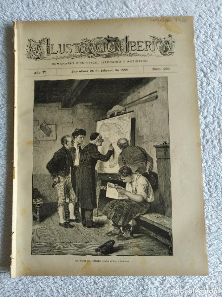 Coleccionismo de Revistas y Peri&oacute;dicos: LA ILUSTRACI&Oacute;N IB&Eacute;RICA. N&ordm; 269. A&Ntilde;O 1888. LA UNIDAD DE LA CIENCIA. EL DOCTOR ARNOLD. JUNTA DE.. LEER