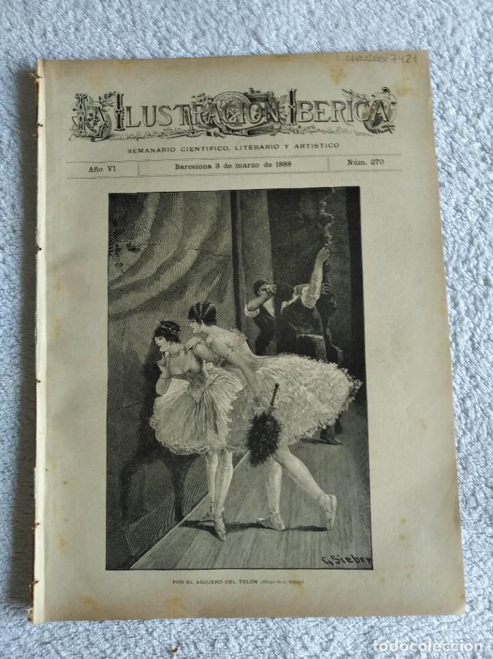 Coleccionismo de Revistas y Peri&oacute;dicos: LA ILUSTRACI&Oacute;N IB&Eacute;RICA. N&ordm; 270. A&Ntilde;O 1888. REVISTA CIENT&Iacute;FICA. EXPOSICI&Oacute;N NACIONAL DE BELLAS A.. LEER