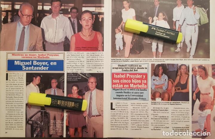 Coleccionismo de Revistas y Peri&oacute;dicos: Reportaje Isabel Preysler & Miguel Boyer 09.08.91