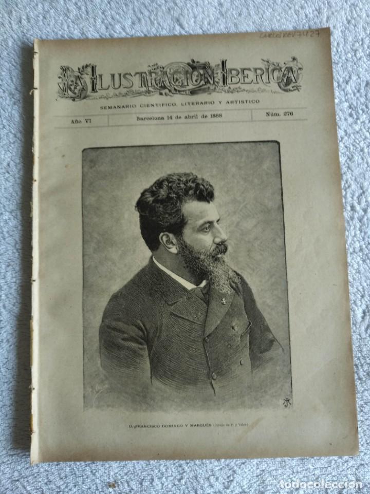 Coleccionismo de Revistas y Peri&oacute;dicos: LA ILUSTRACI&Oacute;N IB&Eacute;RICA. N&ordm; 276. A&Ntilde;O 1888. MODAS DE ABRIL. LA PALMA. AL TEIDE. TOLEDO. EXPOSIC.. LEER