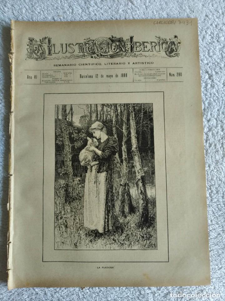 Coleccionismo de Revistas y Peri&oacute;dicos: LA ILUSTRACI&Oacute;N IB&Eacute;RICA. N&ordm; 280. A&Ntilde;O 1888. EL NAPOLE&Oacute;N VERDADERO. EL PALACIO DE BELLAS ARTES.... LEER