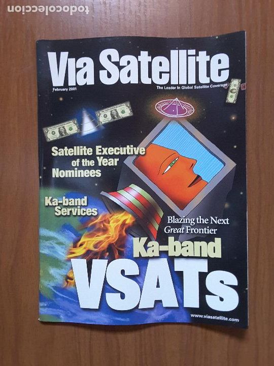Coleccionismo de revistas y peri&oacute;dicos: Via Satellite February 2001