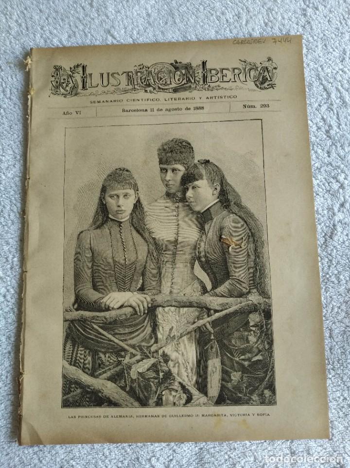 Coleccionismo de Revistas y Peri&oacute;dicos: LA ILUSTRACI&Oacute;N IB&Eacute;RICA. N&ordm; 293. A&Ntilde;O 1888. ESCENAS VERANIEGAS. MONOMAN&Iacute;A. SIBILA D&Eacute;LFICA. NUES.. LEER
