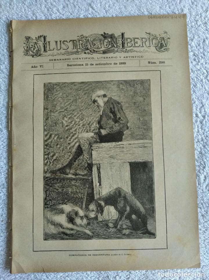 Coleccionismo de Revistas y Peri&oacute;dicos: LA ILUSTRACI&Oacute;N IB&Eacute;RICA. N&ordm; 298. A&Ntilde;O 1888. LA VIDA EN EL CAMPO. JUEGOS DE LA ALDEA. ORILLAS DE.. LEER