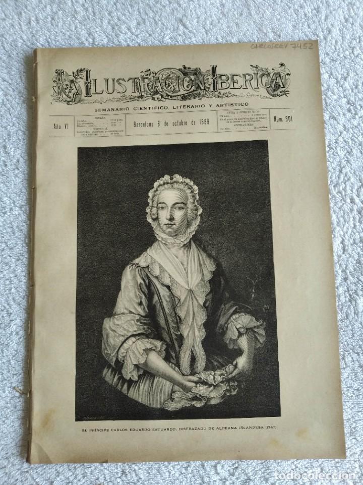 Coleccionismo de Revistas y Peri&oacute;dicos: LA ILUSTRACI&Oacute;N IB&Eacute;RICA. N&ordm; 301. A&Ntilde;O 1888. LA CAPITAL DE PENSILVANIA. LAS GRANDES MANIOBRAS DE.. LEER