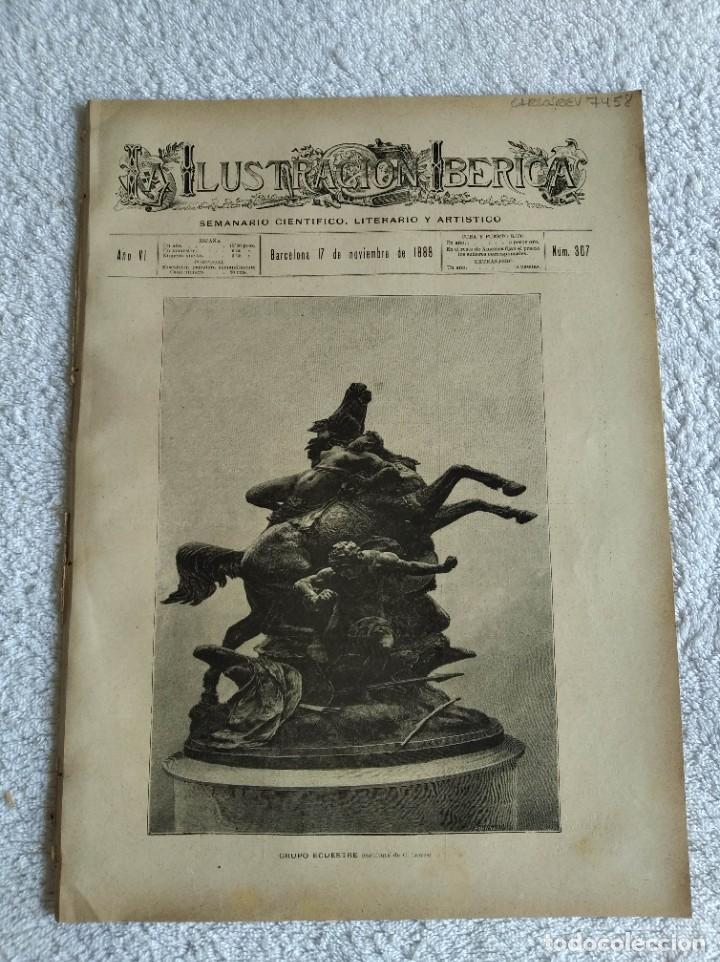 Coleccionismo de Revistas y Peri&oacute;dicos: LA ILUSTRACI&Oacute;N IB&Eacute;RICA. N&ordm; 307. A&Ntilde;O 1888. SAN SEBASTI&Aacute;N. LA PINTURA INGLESA CONTEMPOR&Aacute;NEA...... LEER