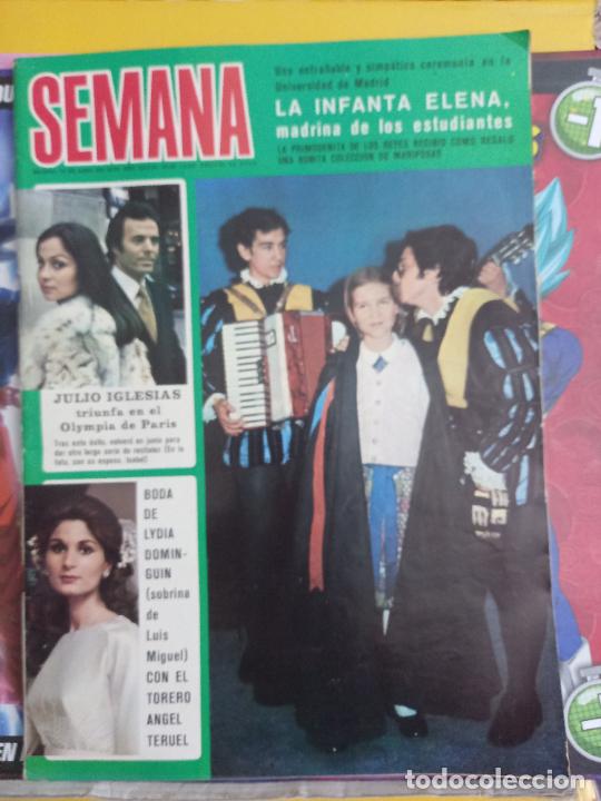 Coleccionismo de Revistas y Peri&oacute;dicos: RECORTE PORTADA DE LA INFANTA ELENA CON LA TUNA 1976 JULIO IGLESIAS ISABEL PREYSLER