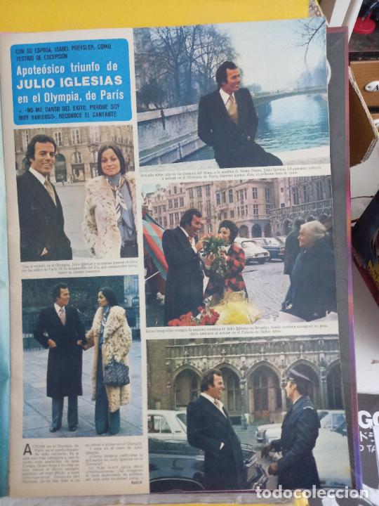 Collection Magazines and Newspapers: JULIO IGLESIAS ISABEL PREYSLER OLYMPIA DE PARIS