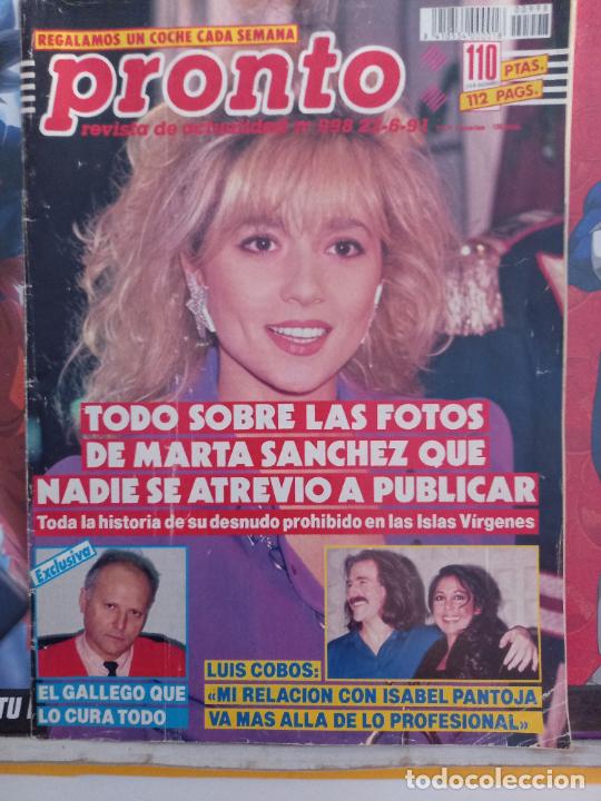 Coleccionismo de Revistas y Peri&oacute;dicos: RECORTE PORTADA DE MARTA SANCHEZ ISABEL PANTOJA LUIS COBOS