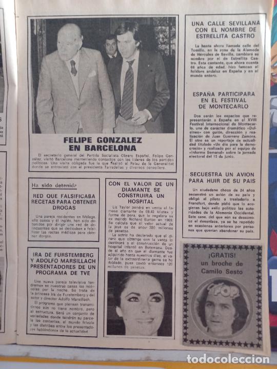Collezionismo di Riviste e Giornali: CAMILO SESTO ELIZABETH TAYLOR