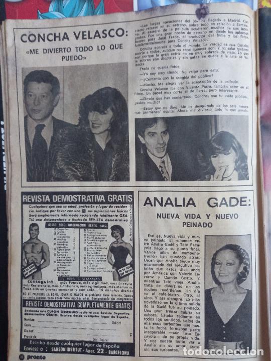 Coleccionismo de revistas y peri&oacute;dicos: CONCHA VELASCO CONCHITA ANALIA GADE VICENTE PARRA