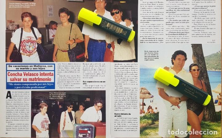 Coleccionismo de revistas y peri&oacute;dicos: Reportaje Concha Velasco 02.08.91