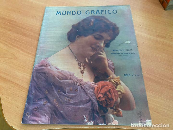 Coleccionismo de Revistas y Peri&oacute;dicos: MUNDO GRAFICO N&ordm; 137 JUNIO 1914 MERCEDES SALAS, FIESTA LA FLOR MADRID, PROGRESO SANTANDER (AB-6)