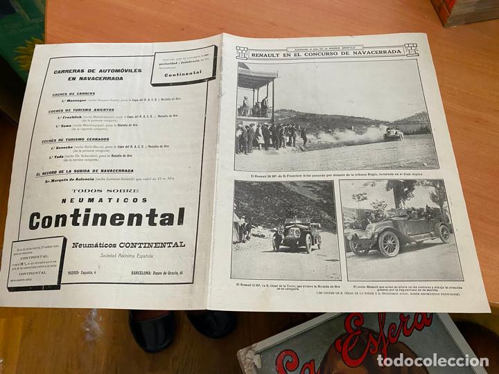 Coleccionismo de Revistas y Peri&oacute;dicos: MUNDO GRAFICO N&ordm; 137 SUPLEMENTO. JUNIO 1914 RENAULT EN CONCURSO NAVACERRADA (AB-6)