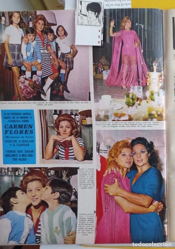 Coleccionismo de revistas y peri&oacute;dicos: lola flores carmen flores