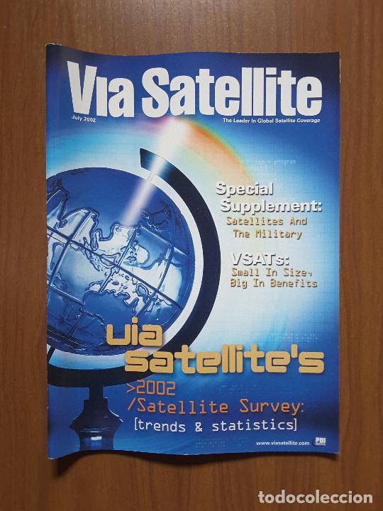 Sammeln von Zeitschriften und Zeitungen: Via Satellite - July 2002