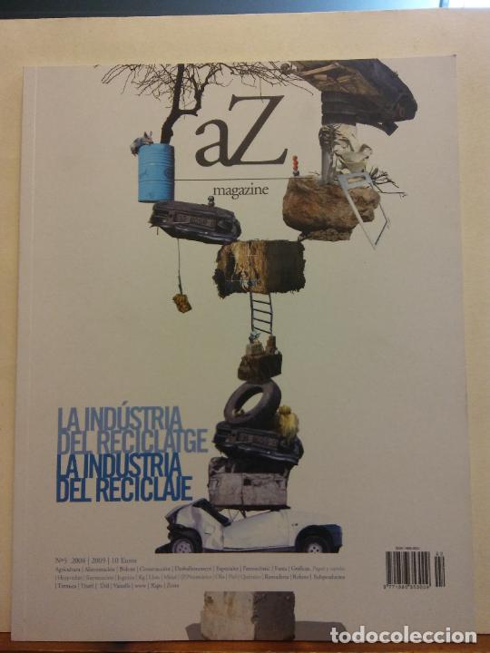 Coleccionismo de Revistas y Peri&oacute;dicos: REVISTA AZ MAGAZINE. LA INDUSTRIA DEL RECICLATGE. LA INDUSTRIA DEL RECICLAJE. N&ordm;5 2008