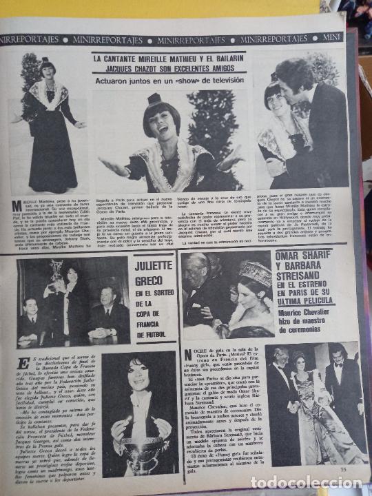 Coleccionismo de Revistas y Peri&oacute;dicos: mireille mattieu juliette greco omar shariff barbra streisand
