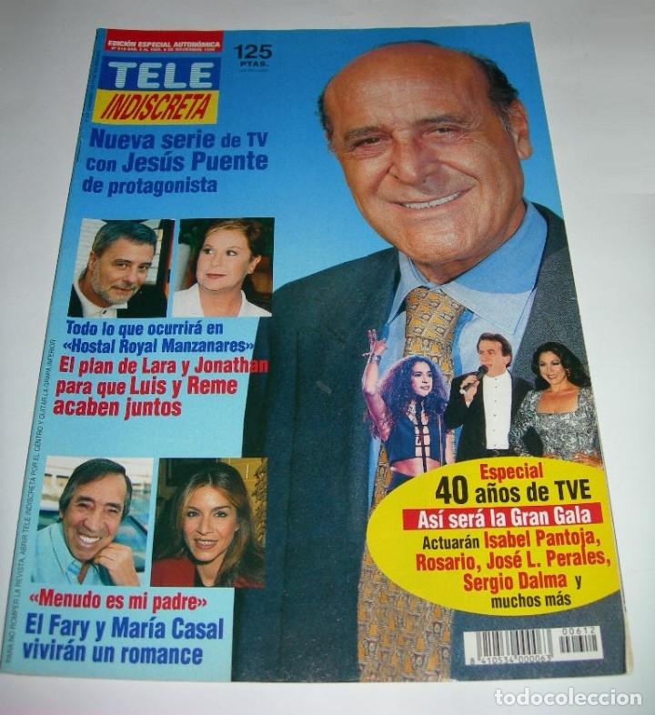 Coleccionismo de Revistas y Peri&oacute;dicos: REVISTA TELE INDISCRETA N&ordm; 612 DE 1996 - MADONNA - TELEINDISCRETA -