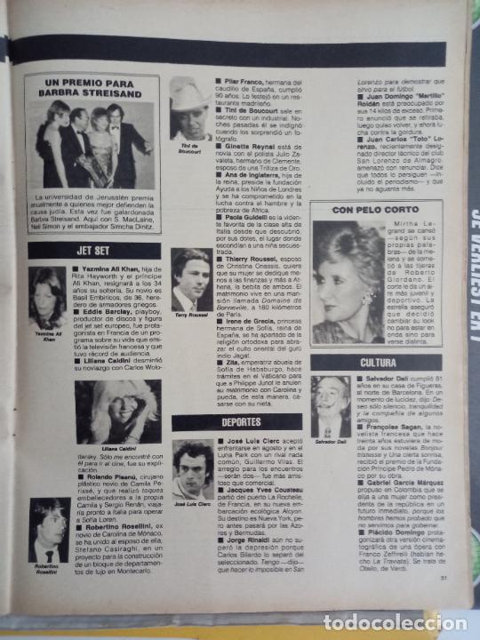 Coleccionismo de Revistas y Peri&oacute;dicos: mirtha legrand barbra streisand salvador dali robertio rosellini yasmina ali khan jose luis clerc