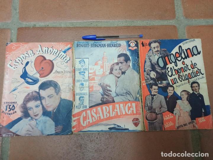 Coleccionismo de Revistas y Peri&oacute;dicos: Lote de 3 revistas LA NOVELA SEMANAL CINEMATOGRAFICA 1935 - 1939. Cine