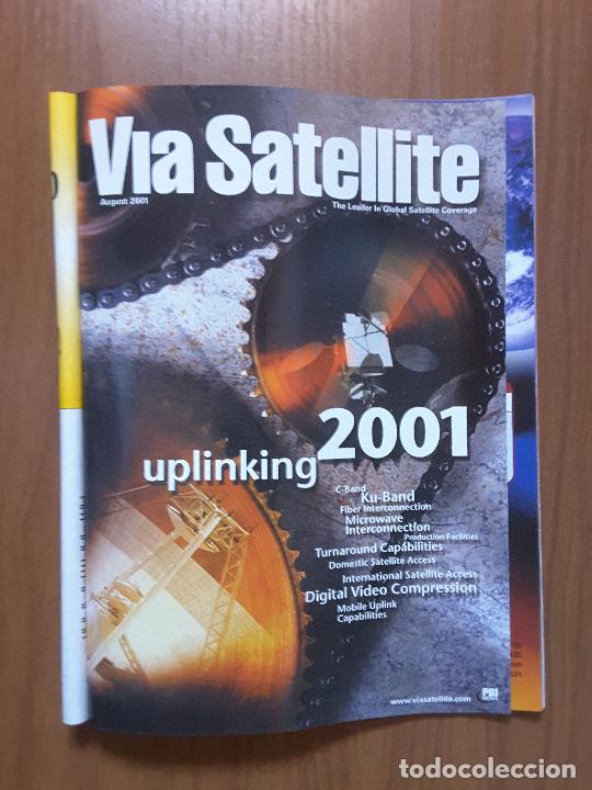 Sammeln von Zeitschriften und Zeitungen: Via Satellite - August 2001