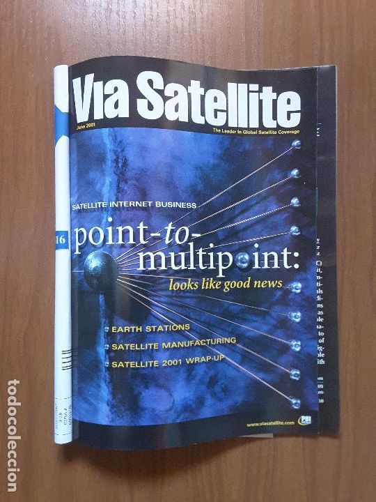 Colecionismo de Revistas e Jornais: Via Satellite - June 2001